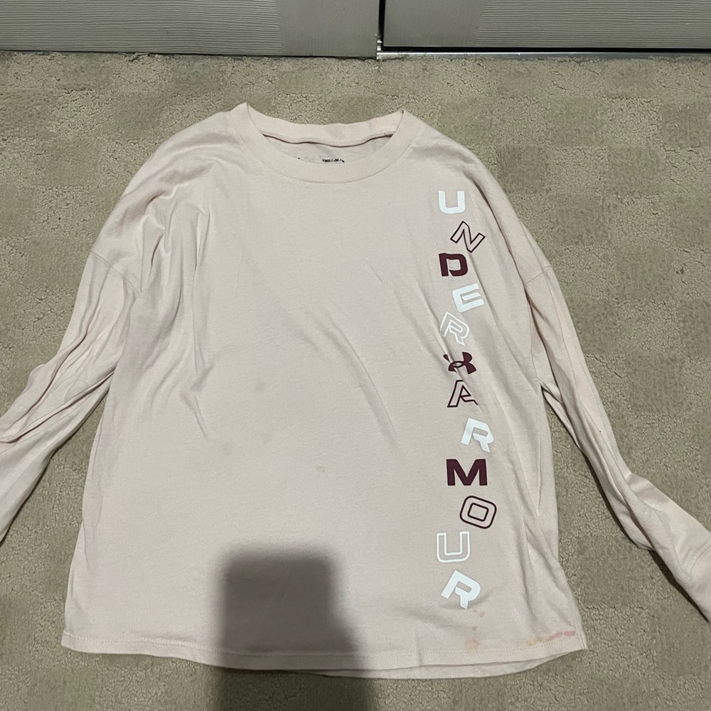 Under Armour Soft Pink Crew Neck Tee